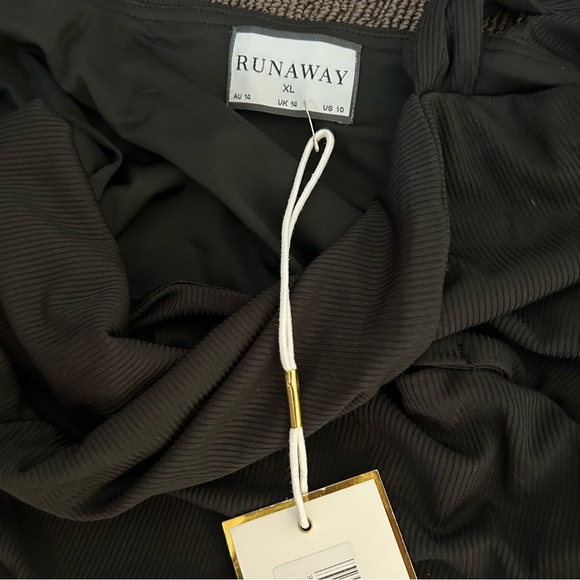 Runaway the label black mini cutout dress - Zora twist dress, Size 14 / XL - Picture 3 of 3